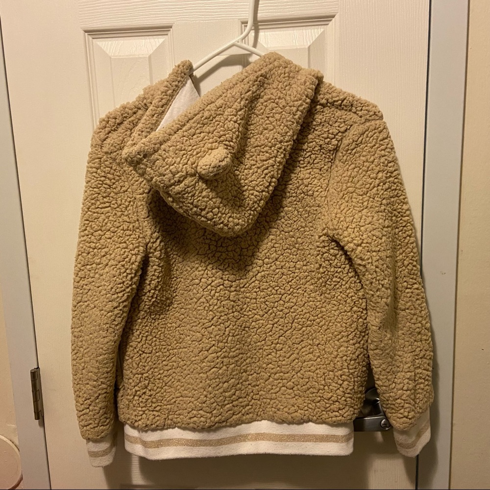 Bear Hood Jacket Girls SzL 10/12 - Picture 3 of 7